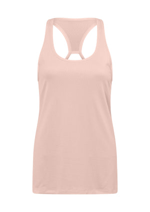 Lorna Jane Grab And Go Active Mesh Tank - Blushed Pink