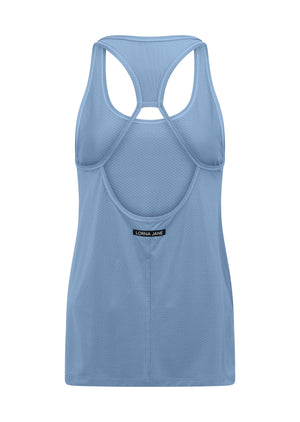 Lorna Jane Grab And Go Active Mesh Tank - Moontide