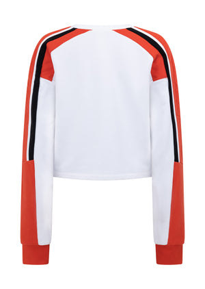 Lorna Jane Sprinter Terry Sweat - White Multi