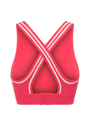 Lorna Jane Night Runner Sports Bra - Neon Raspberry