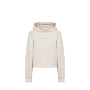 Lorna Jane All Hours Secret Pocket Cropped Hoodie - Ivory