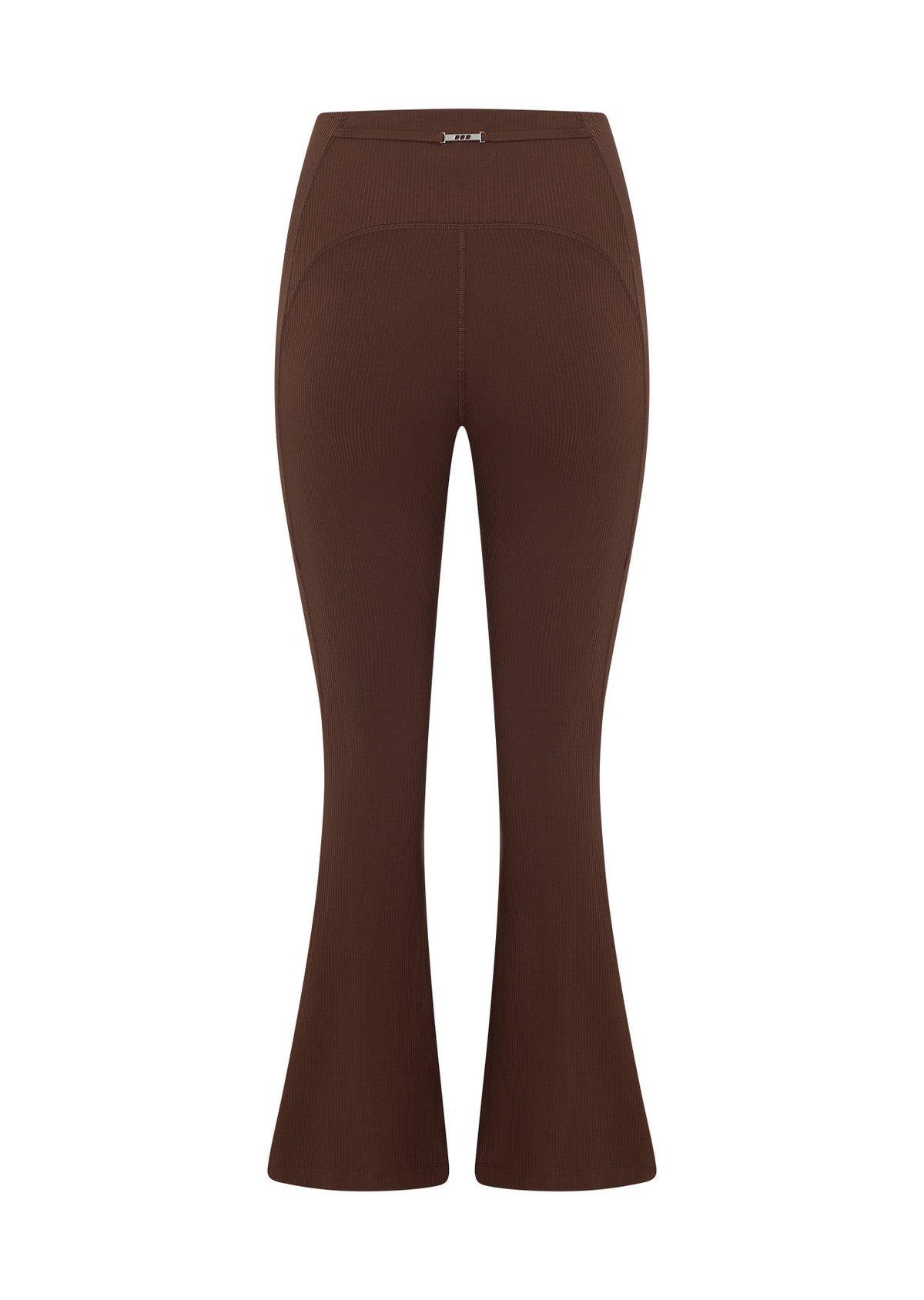Lorna Jane Irresistible Stomach Support Rib Flared Leggings - Espresso