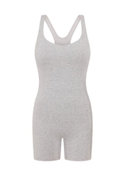 Lorna Jane Off Duty Bodysuit - Grey Marl
