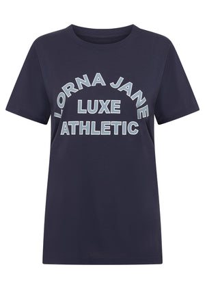 Lorna Jane Lotus Limited Edition Tee - Ash Blue