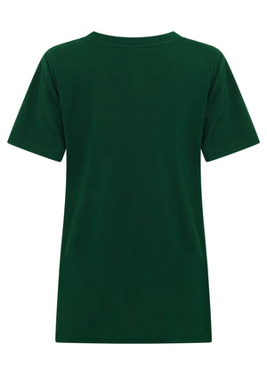 Lorna Jane Lotus Limited Edition Tee - Dark Green