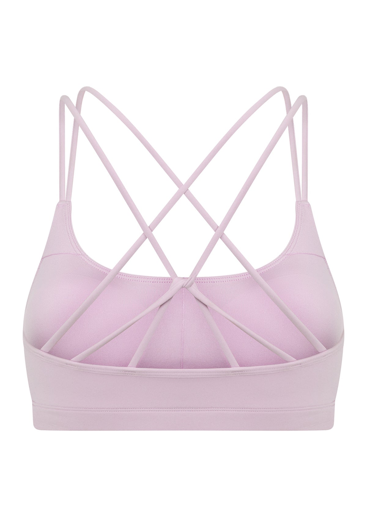 Lorna Jane Limited Edition Lotus Crop Sports Bra - Pale Violet