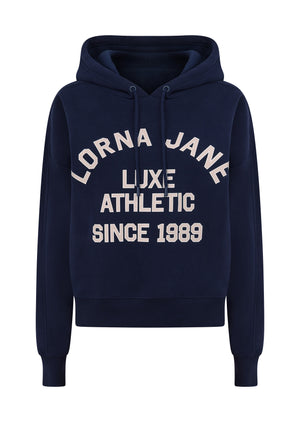Lorna Jane Limited Edition Lotus Hoodie - French Navy