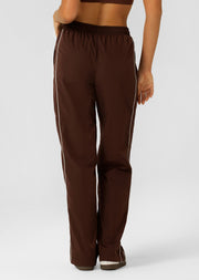 Lorna Jane Heritage Varsity Pants - Truffle
