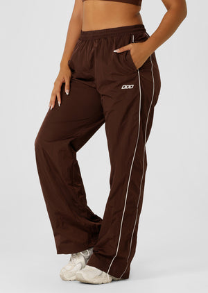 Lorna Jane Heritage Varsity Pants - Truffle