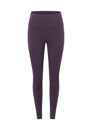 Lorna Jane Limited Edition Lotus No Chafe Ankle Biter Leggings - Midnight Plum