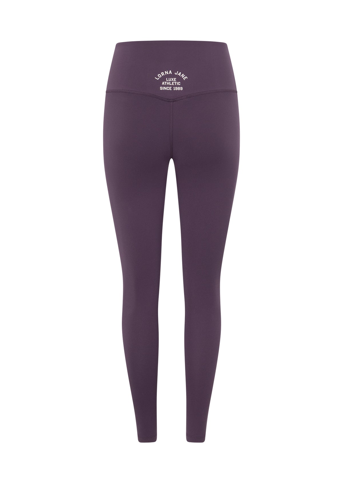 Lorna Jane Limited Edition Lotus No Chafe Ankle Biter Leggings - Midnight Plum
