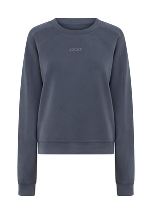 Lorna Jane Cloud Nine Spacer Sweatshirt - Dark Powder Grey