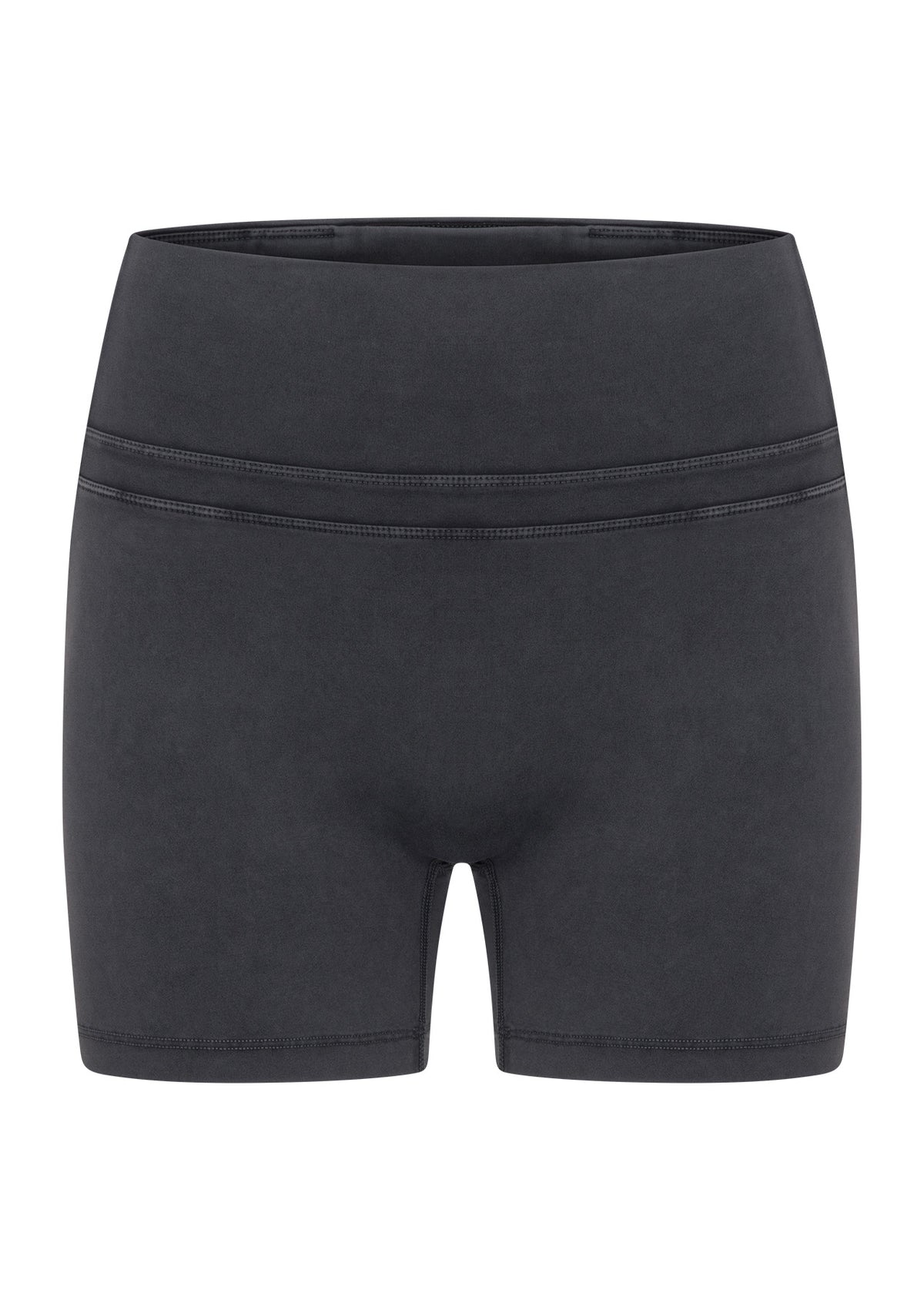 Lorna Jane Fade Out Washed 12cm Bike Shorts - Washed Black