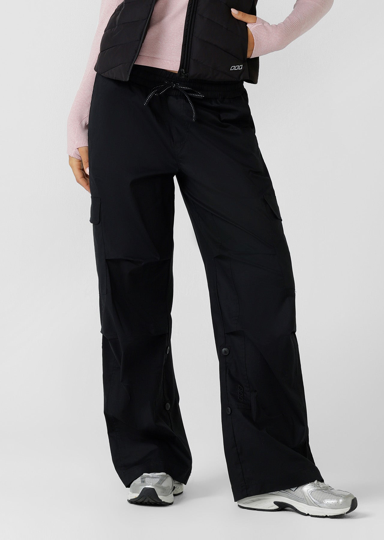 Lorna Jane Flashdance Wide Leg Cargo Pants - Black