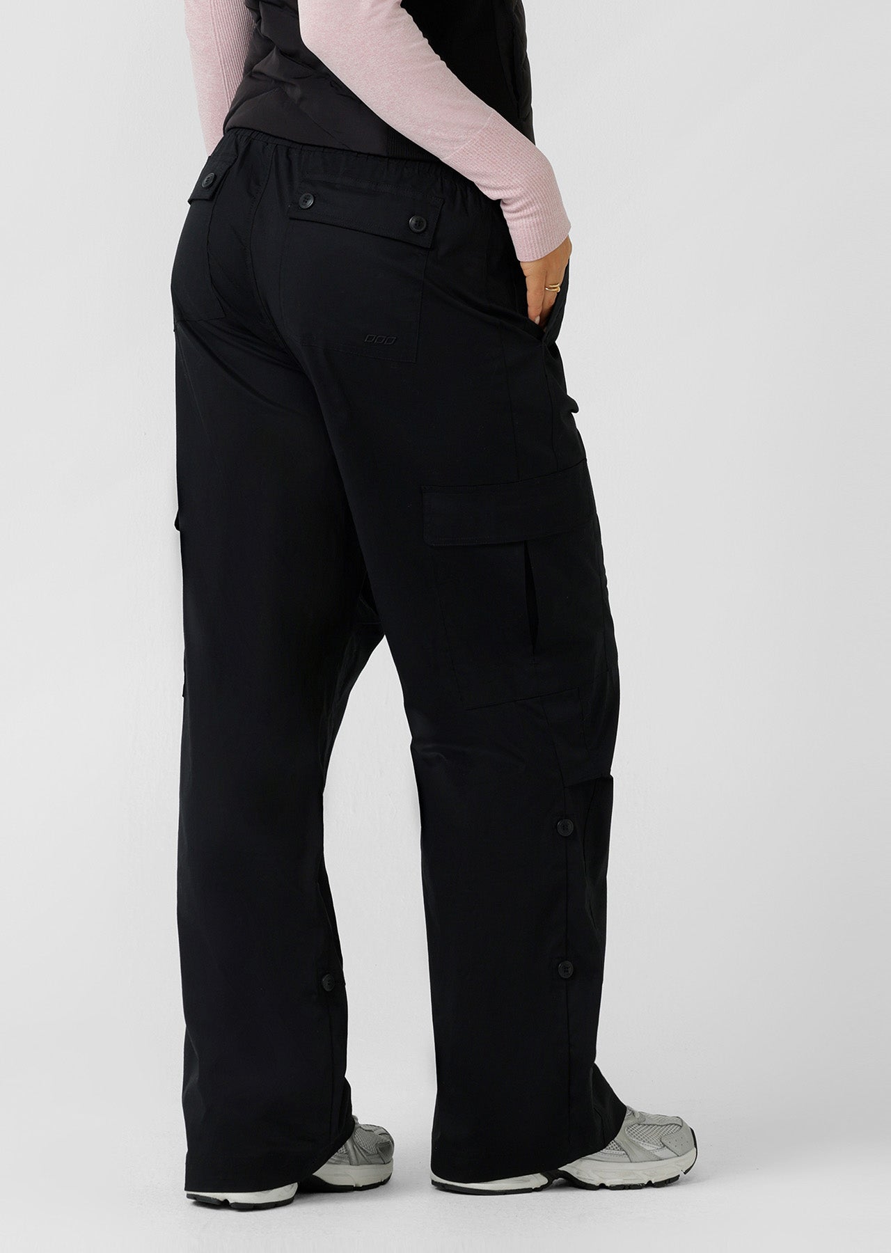 Lorna Jane Flashdance Wide Leg Cargo Pants - Black