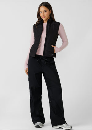 Lorna Jane Flashdance Wide Leg Cargo Pants - Black