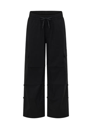 Lorna Jane Flashdance Wide Leg Cargo Pants - Black
