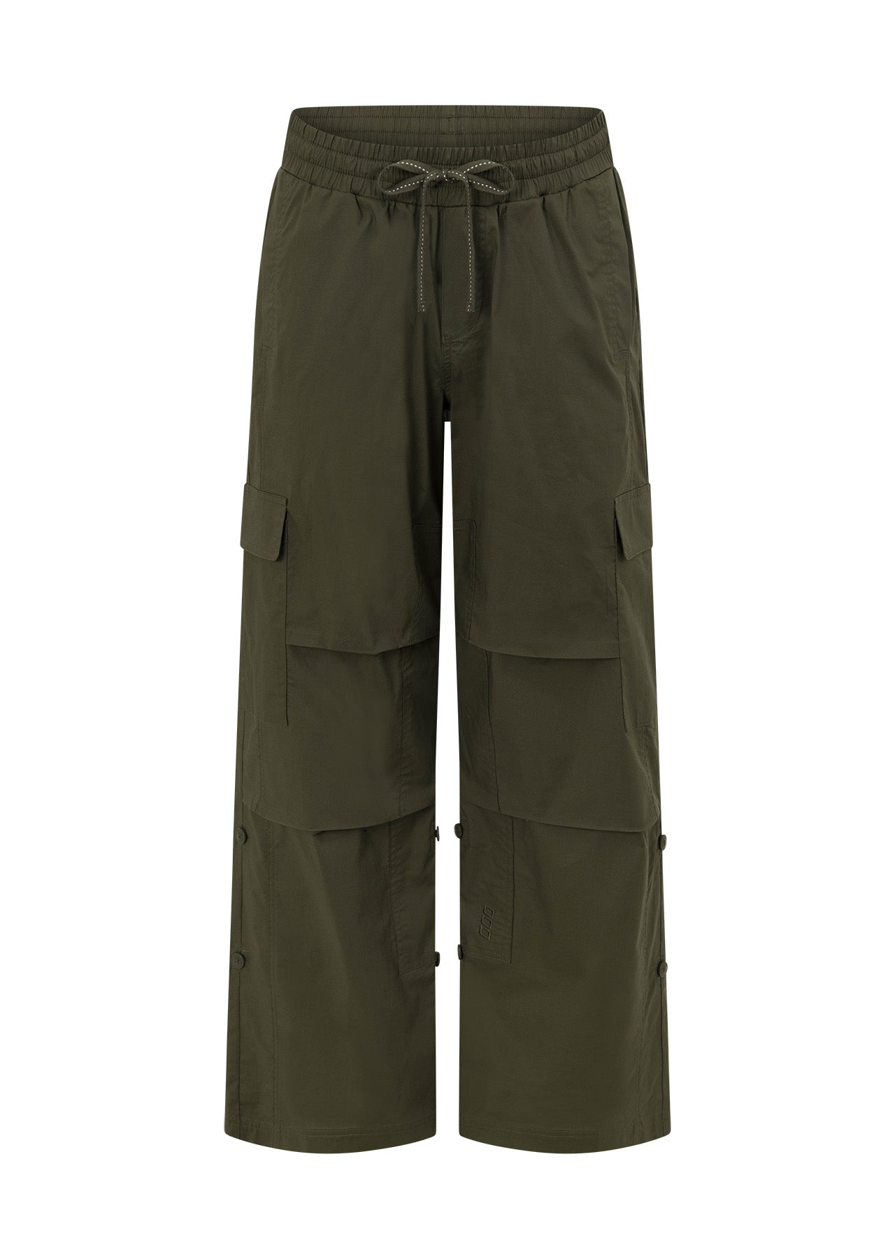 Lorna Jane Flashdance Wide Leg Cargo Pants - Dark Khaki Haze