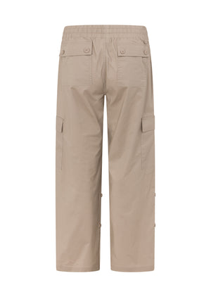 Lorna Jane Flashdance Wide Leg Cargo Pants - Latte