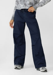 Lorna Jane Flashdance Wide Leg Cargo Pants - Platinum Navy