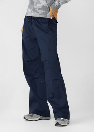 Lorna Jane Flashdance Wide Leg Cargo Pants - Platinum Navy
