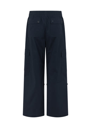 Lorna Jane Flashdance Wide Leg Cargo Pants - Platinum Navy