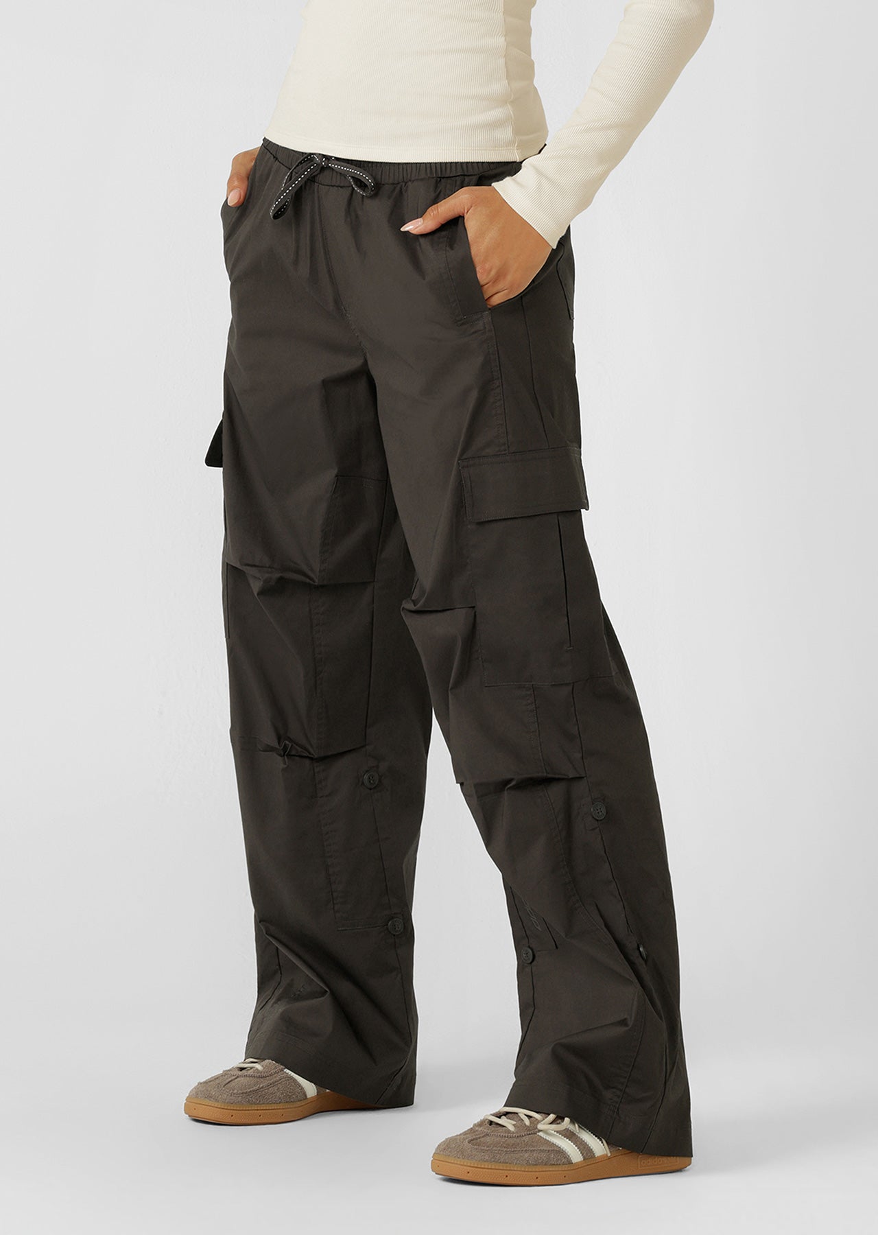 Lorna Jane Flashdance Wide Leg Cargo Pants - Volcano
