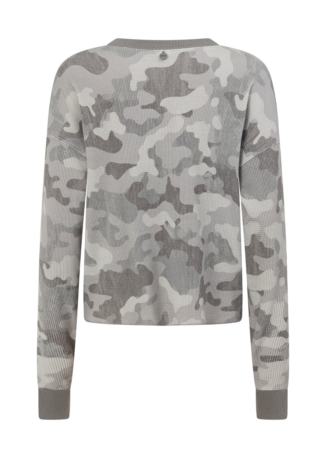 Lorna Jane Lotus Waffle Long Sleeve Top - Soft Camo Print