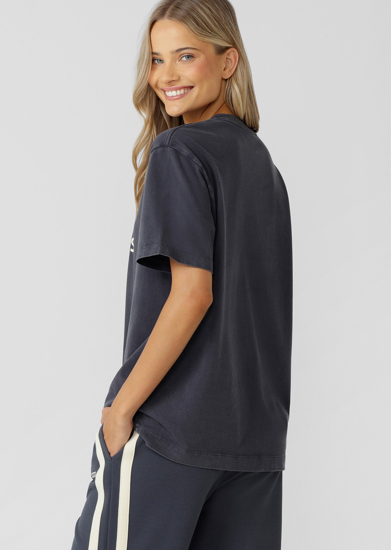 Lorna Jane LJC Athletics Washed T-Shirt - Washed Canyon
