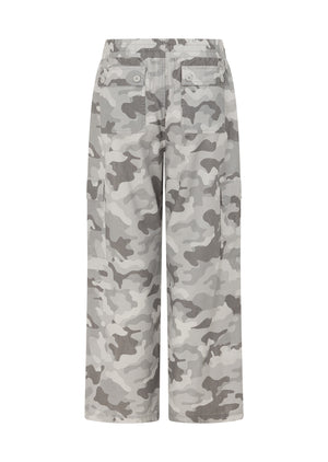 Lorna Jane Authentic Washed Camo Cargo Pants - Soft Camo Print