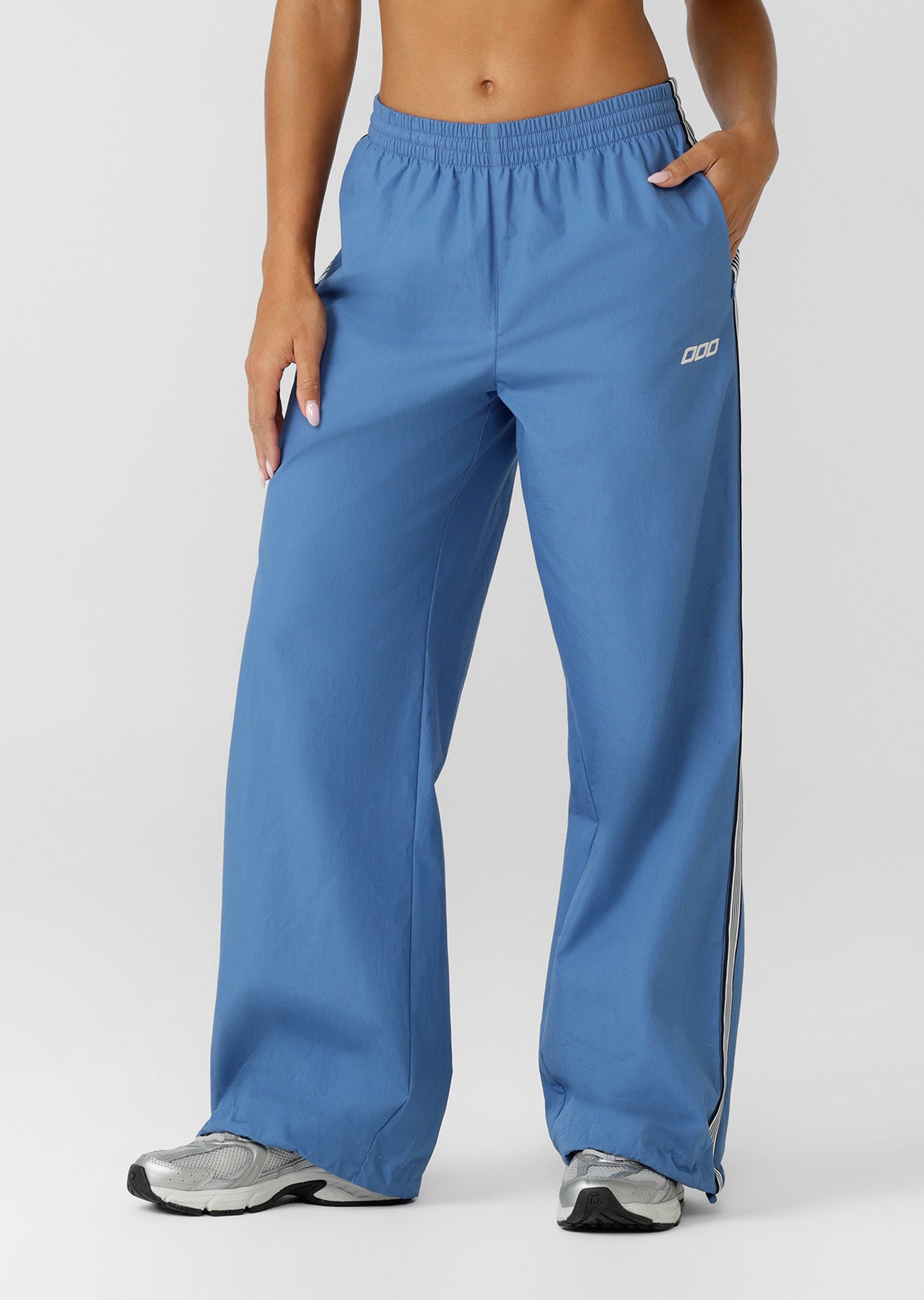 Lorna Jane Track Star Wide Leg Pants - Cosmic Dust
