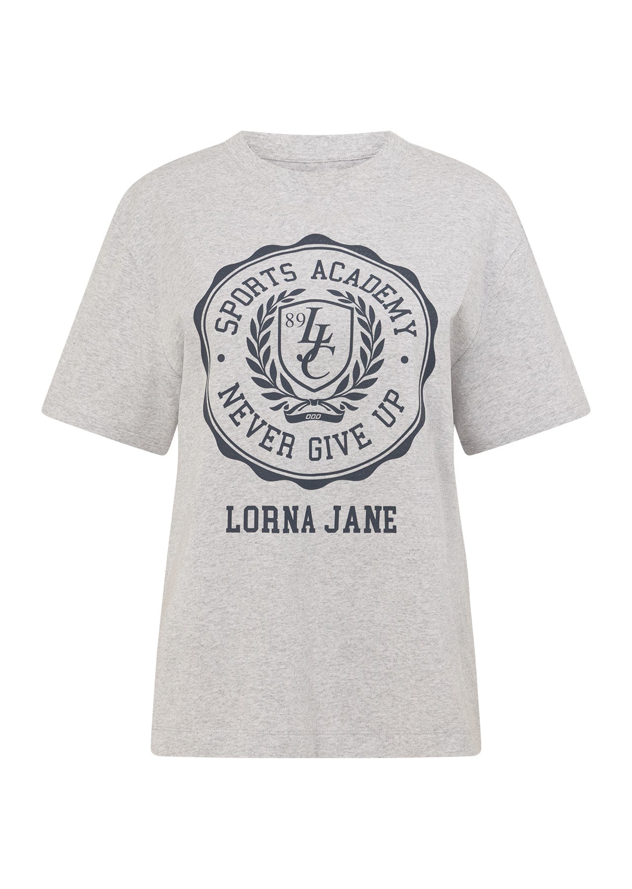 Lorna Jane Sports Academy T-Shirt - Light Grey Marl