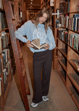 Lorna Jane The Everything Pinstripe Pants - Espresso Pinstripe
