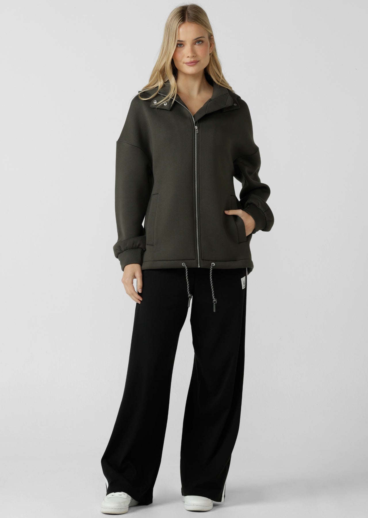 Lorna Jane Easy Oversized Parka - Dark Luxury Green