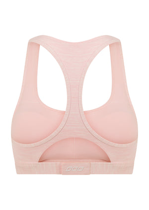Lorna Jane Tiebreaker High Support Sports Bra - Enchanted Pink Marl