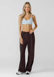 Lorna Jane Traveller Rib Sports Bra - Vibrant Sky