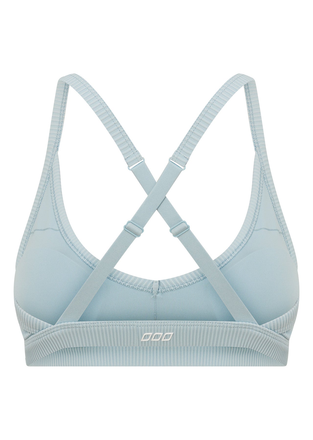 Lorna Jane Traveller Rib Sports Bra - Vibrant Sky