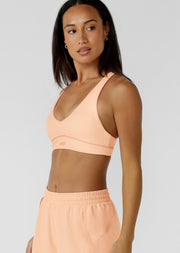 Lorna Jane Limited Edition Lifted Sports Bra - Pale Peach
