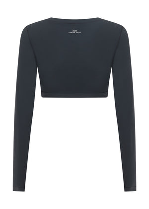 Lorna Jane Wrap It Up Long Sleeve Bra Top - Canyon