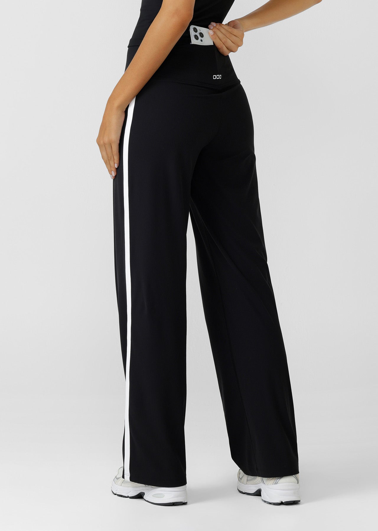 Lorna Jane Starstruck Luxe Active Rib Pants - Black