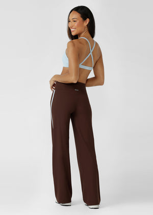 Lorna Jane Starstruck Luxe Active Rib Pants - Espresso
