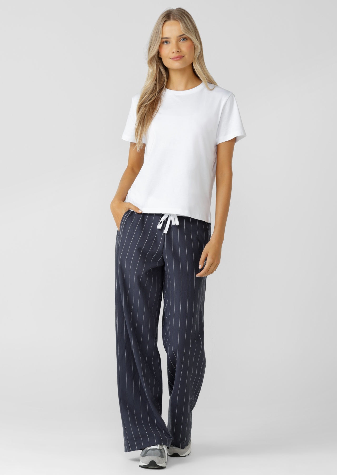 Lorna Jane Pinstripe Dance Pants - Canyon Pinstripe
