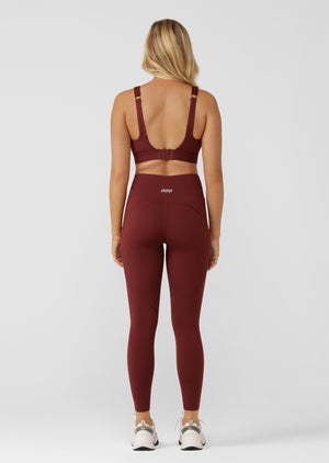 Lorna Jane Amy Sports Bra - Maroon