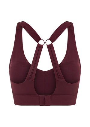 Lorna Jane Amy Sports Bra - Maroon