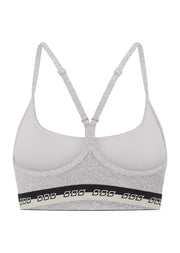 Lorna Jane Iconic True Comfort All Day Sports Bra - Grey Marl
