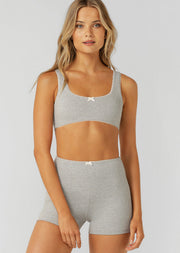 Lorna Jane Rest Days Lounge Bralette - Grey Marl