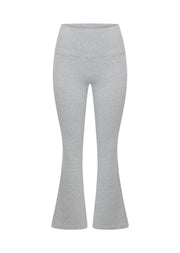 Lorna Jane True Comfort Flared Leggings - Grey Marl