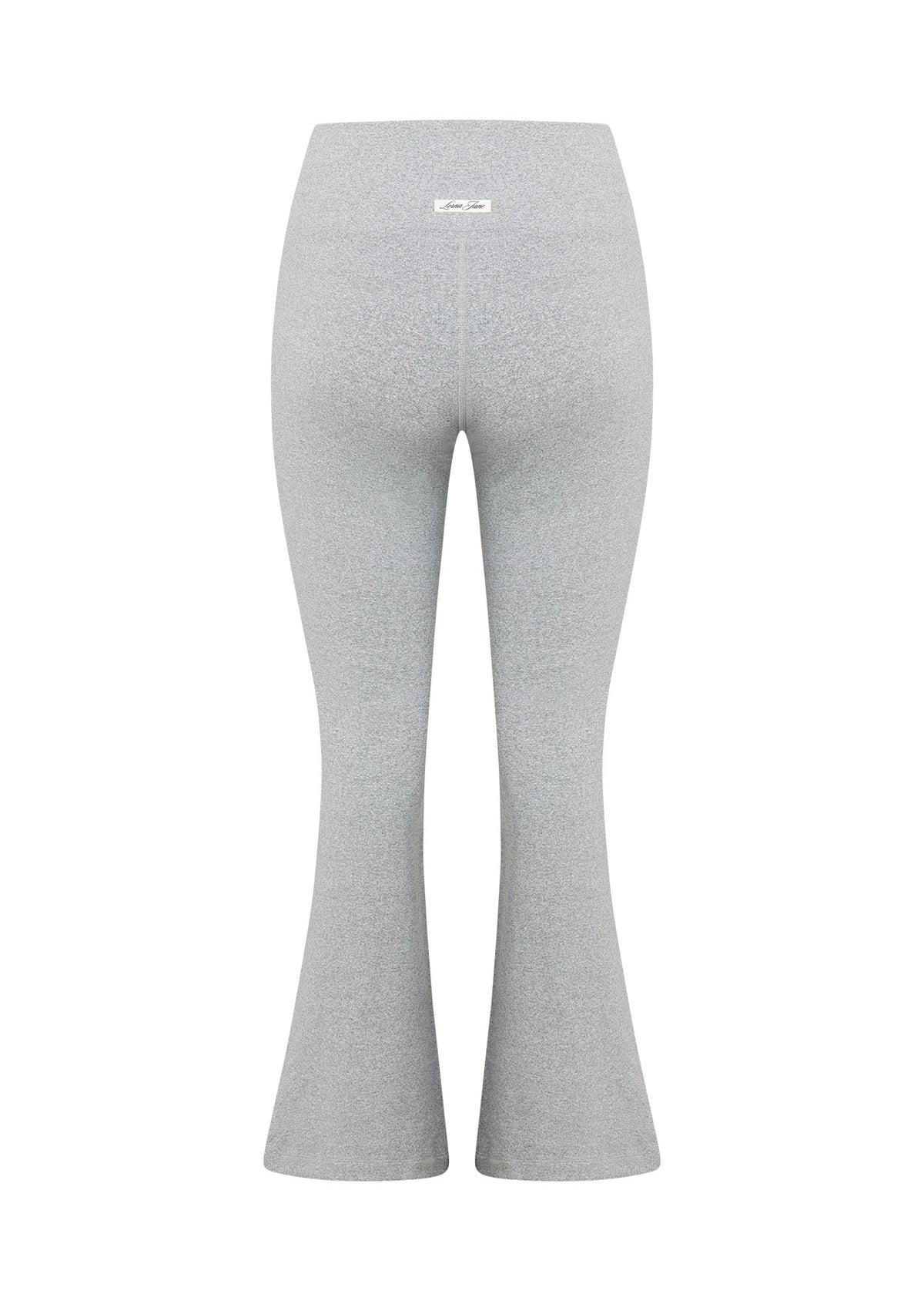 Lorna Jane True Comfort Flared Leggings - Grey Marl