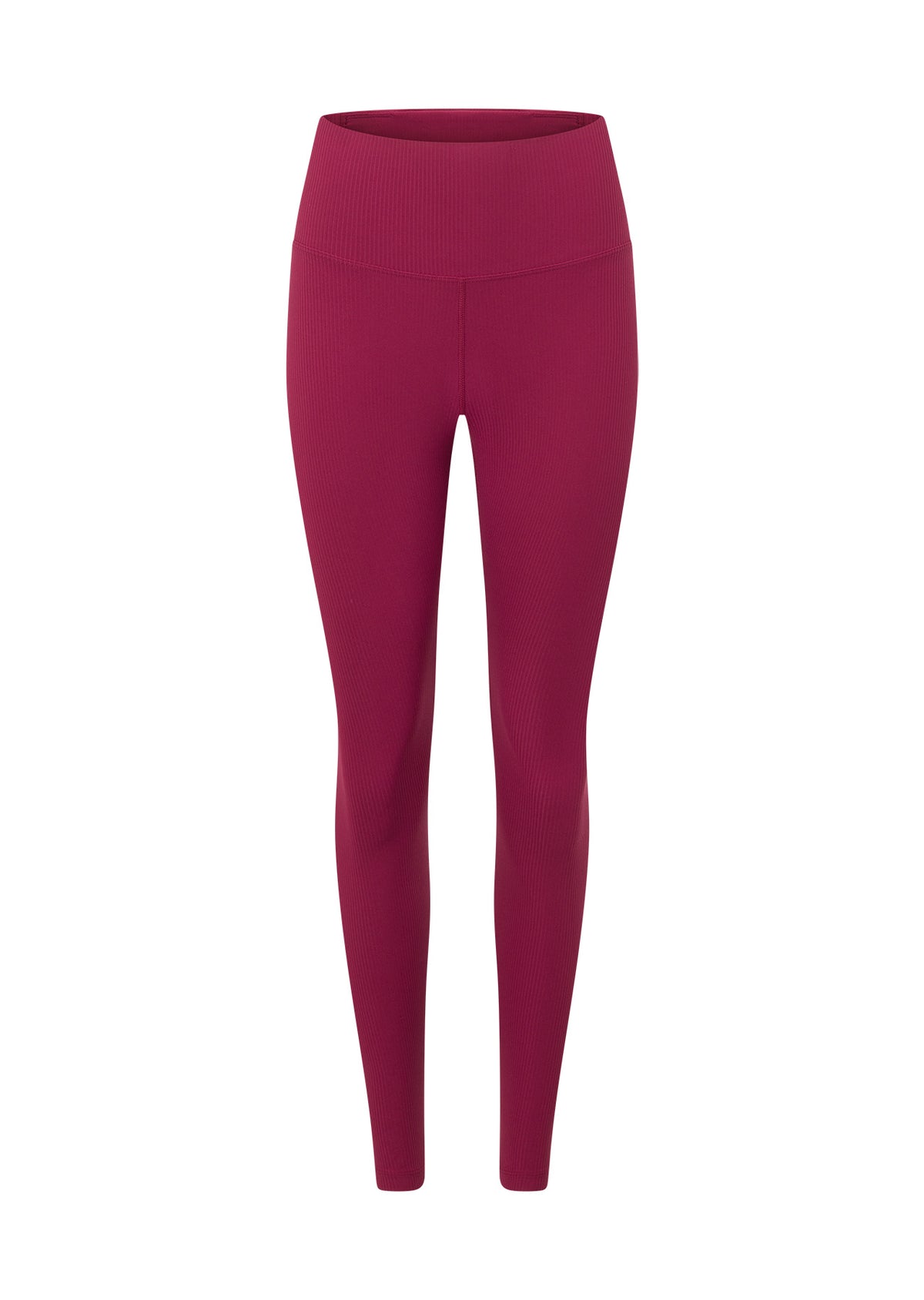 Lorna Jane Irresistible Rib Full Length Leggings - Berry Red