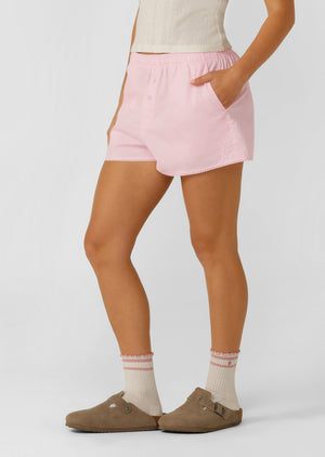 Lorna Jane Sweet Escape Lounge Shorts - Strawberry Milk